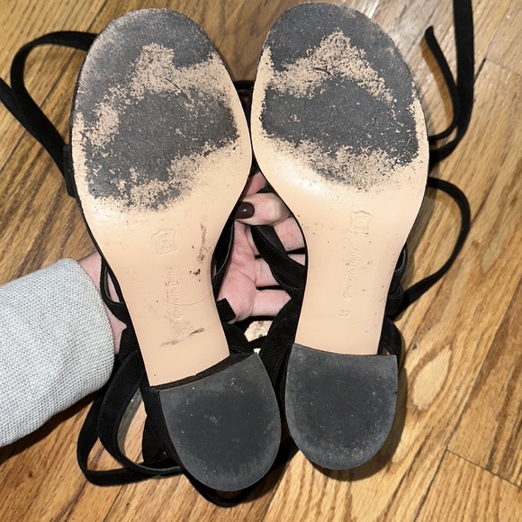 Gianvito Rossi Janis 60 black suede sandals - Picture 5 of 6